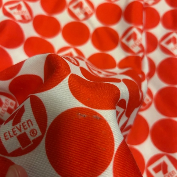 Vintage 70s 7/11 Uniform Polyester Shirt Size S - Picture 7 of 7